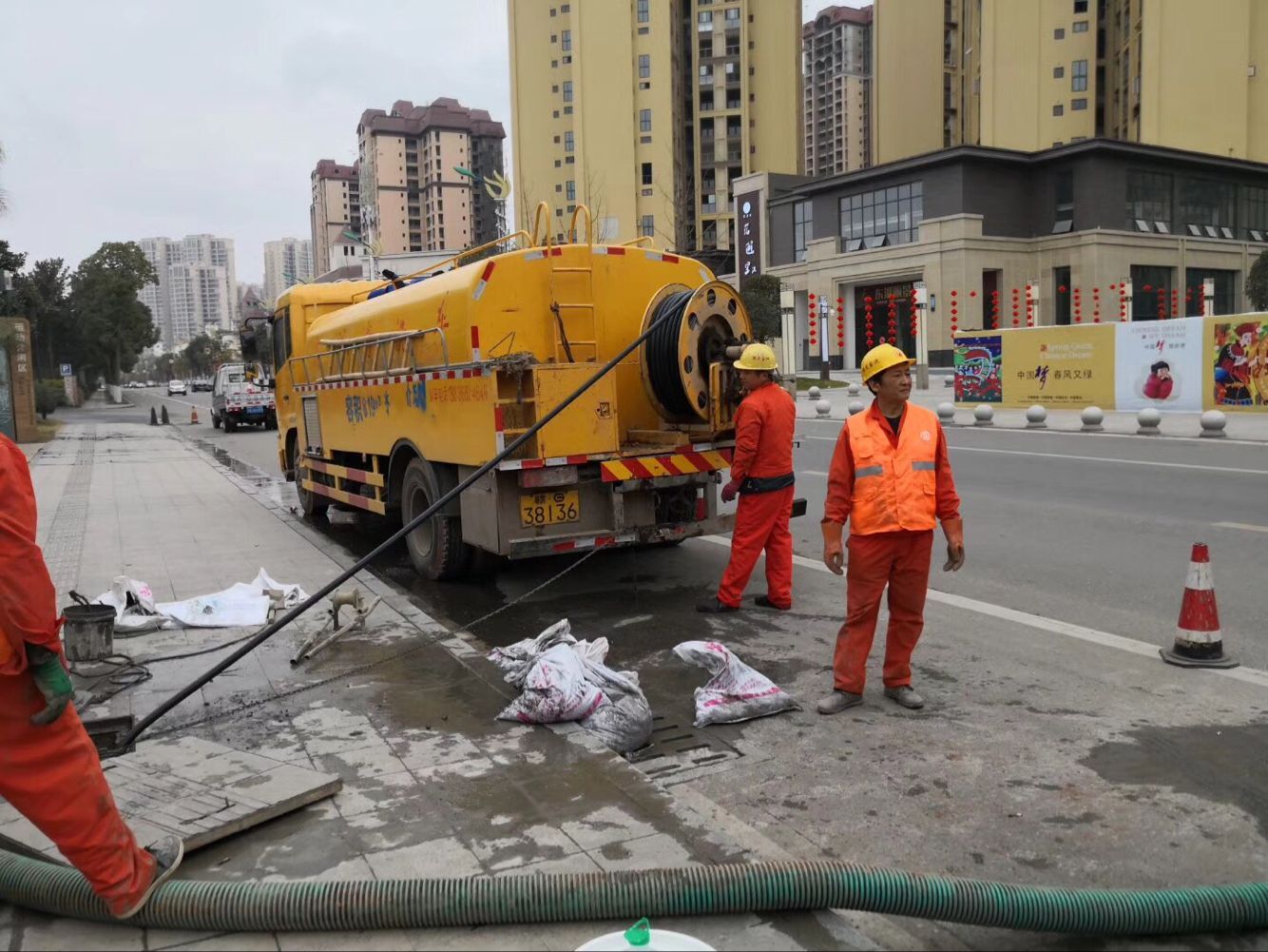延津排污管道清淤-管道清洗